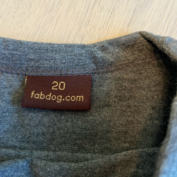 Fabdog Gray Brunch Bacon‎ Booze Dog T-Shirt Size 20 NWT - Picture 2 of 8